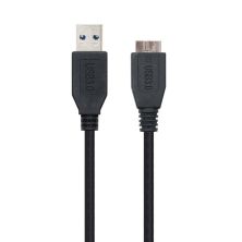 Cable Alargador USB 3.0 Tipo A a Micro USB Tipo B - 2 m · Negro
