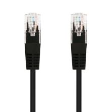 Cable de Red Latiguillo RJ45 Cat 5E UTP - 1 m · Negro