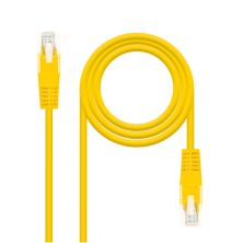 Cable de Red Latiguillo RJ45 Cat 6 UTP - 0.5 m · Amarillo