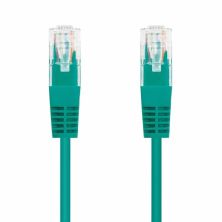 Cable de Red Latiguillo RJ45 Cat 6 UTP - 1 m · Verde