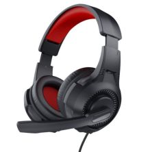 Auriculares de Diadema con Cable TRUST GAMING 24785 - Jack 3.5mm · Cable 2m · Micrófono · Negro/Rojo