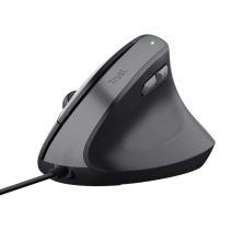 Ratón con Cable Ergonómico TRUST Bayo II - USB · 2400DPI · Negro