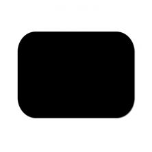 Alfombrilla FELLOWES 29704 - 224x186mm · Antideslizante · Poliéster · Negro