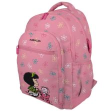Mochila Escolar GRAFOPLAS Mafalda - 4 bolsillos · 30L · Adaptable a Carro
