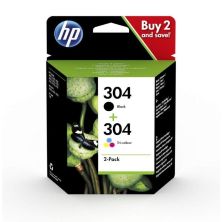 Pack Cartucho Original HP 304 BK+C+M+Y - 3JB05AE