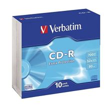 CD-R VERBATIM Datalife 43415 - 700MB · 52X · 10 unidades