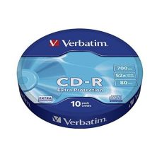 CD-R VERBATIM Datalife 43437 - 700MB · 52X · 10 unidades