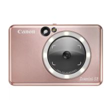 Cámara Instantánea CANON Zoemini S2 4519C006 - 8Mpx · BT 5.0 · Micro SD · Máx 10 Hojas · Oro Rosa