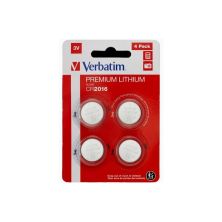 Pack de 4 Pilas Botón VERBATIM CR2016 49531 - 3V