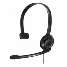 Auriculares Diadema SENNHEISER PC 2 CHAT 504194 - Jack 3.5mm · Monoaural · Micrófono · Negro
