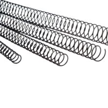 Pack 100 Espiral Metálica FELLOWES 5110501 - Paso 5:1 · 14mm · A4 · Negro