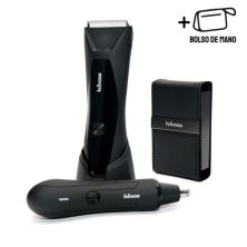 Kit Grooming KOCOS - 1 Afeitadora Corporal Kronos · 1 Cortador Nasal Naxos · 1 Kit de Manicura Xepia · Bolso de Viaje Cosmo