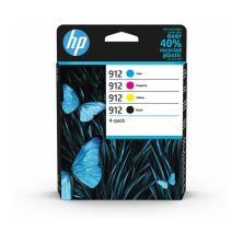 Pack Cartucho Original HP 912 BK+C+M+Y - 6ZC74AE