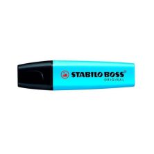 Subrayador STABILO BOSS 70/31  - 2/5mm · Azul Fluorescente · 10 Unidades