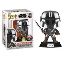 FUNKO POP The Mandalorian 491 - Star Wars Edición Especial Brillante en la Oscuridad - 889698587976