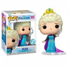 FUNKO POP Elsa 1024 – Frozen Brillante Edición Especial  - 889698666473