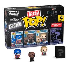 BITTY POP Capitán América - 4 Figuras - 889698715034