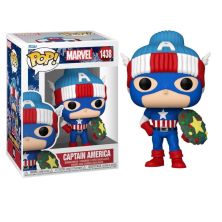FUNKO POP Capitan America Navidad 1438 - Marvel - 889698800327