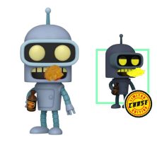FUNKO POP Bender con Fuego 1757 - Futurama Opción Chase Aleatoria - 889698819411