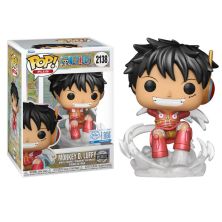 FUNKO POP Monkey D. Luffy 2138 - One Piece Metálico Exclusivo - 889698882996