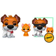 FUNKO POP Dodger con Oliver 1705 - Oliver y Compañía Opción Chase Aleatoria - 889698903295