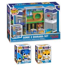 Pack 2 BITTY POP Sonic 2 Diorama Set - Sonic - 889698935630