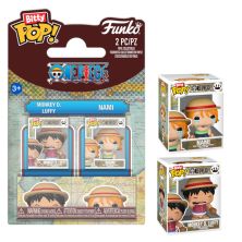 Pack 2 BITTY POP Monkey D. Luffy y Nami - One Piece - 889698942201