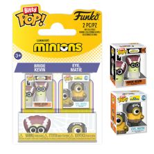 Pack 2 BITTY POP Novia Kevin y& Eye Pirata - Minions - 889698942249