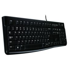 Teclado con Cable LOGITECH K120 920-002499 - USB · Cable 150cm · Negro