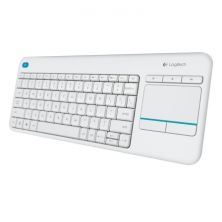Teclado Inalámbrico LOGITECH K400+ 920-007138 - USB · Touchpad · 10m · Blanco