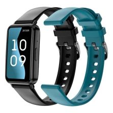 Smartband SPC Duo Fit 9654N- 1.47" AMOLED · IP68 · BT · Frecuencia Cardiaca · Android/iOs · Negro/Turquesa