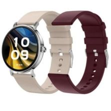 Smartwatch SPC Smartee Duo Velvet 9656B - 1.32" AMOLED · IP68 · BT · Frecuencia Cardiaca · Android/iOS · Blanco · Correa Extra