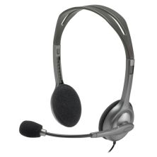 Auriculares LOGITECH H110 981-000271 - Jack 3.5 mm · Cable 180 cm · Micrófono · 2.0 · Negro