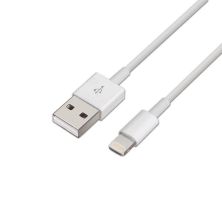 Cable Alargador USB 2.0 Tipo A/M a Lightning/M - 1m · Blanco