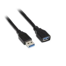 Cable Alargador USB 3.0 Tipo A/M a USB Tipo A/H - 2m · Negro