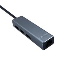 HUB USB 3.0 3xUSB 3.0 1xRJ45 - 0.59m · Gris