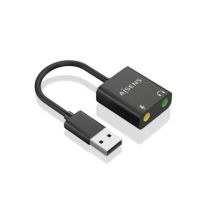 Conversor de Audio AISENS A106-0769 - USB · 2xJack 3.5mm · 10cm · Negro