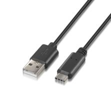 Cable Alargador USB 2.0 Tipo C/M a USB/M - 2m · Negro