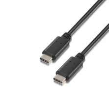 Cable Alargador USB 2.0 Tipo C/M a USB Tipo C/M - 1m · Negro
