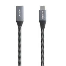 Cable USB 3.2 Tipo C/M a USB Tipo C/H - 2m · Gris