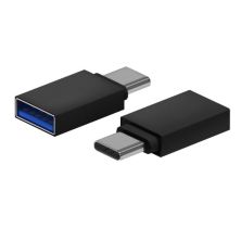 Mini Adaptador USB 3.2/H a USB Tipo C /M - Negro