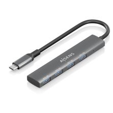HUB USB Tipo C 3.1 4xUSB/H · 0.15m · Gris