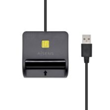 Lector  de Tarjetas Externo AISENS ASCR-SN01-BK - USB 2.0 · DNI · Negro