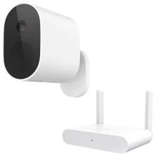 Set Cámara de Videovigilancia XIAOMI Mi Wireless Outdoor Security Camera + Gateway BHR4435GL - 130º · Visión Nocturna · Control desde APP