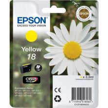 Cartucho Original EPSON T1804 18 Amarillo - C13T18044010