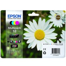 Pack Cartucho Original EPSON 18 BK+C+M+Y - C13T18064010
