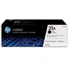 Pack 2 Toner Original HP 35A Negro - CB435AD