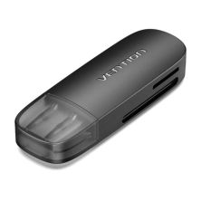 Lector de Tarjetas Externo VENTION CLFB0 - USB 3.0 · SD/TF 1-LUN · Negro