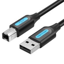 Cable para Impresora USB 2.0 Tipo B/M a USB/M - 10m · Negro
