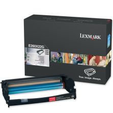 Tambor original E260X22G lexmark negro